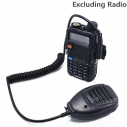 BF-888s Walkie Talkie Shoulder Speaker Mic PTT Microphone For UV5R UV-6R UV-82L Two Way Radio