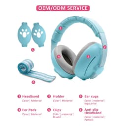 Noise Cancelling Muff For Kids Safety Hearing Ear Muff Noise Cancelling Passive Adjustable Comfort Portable Ear Muffs For