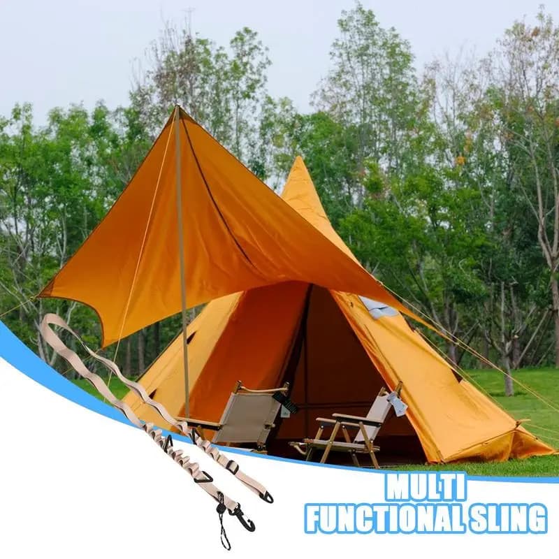 Campsite Organizer Strap Secure Camping Stuff Storage Nylon Strap Campsite Hammock Strap Campsite Hammock Webbing For Picnic
