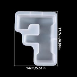 Resin Letter Molds Letter Candle Mold Baking Molds For DIYs Candle Chocolate Cake Plaster Home Decor Candle Making Supplies