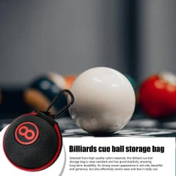 Cue Ball Case Holder Bag for Billiard Training Billiards Supplies Storage Bag Hard Cues Ball Case Billiard Ball Carrying Case