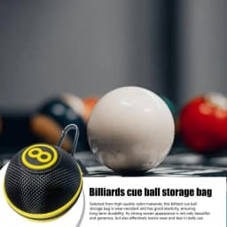 Cue Ball Case Holder Bag for Billiard Training Billiards Supplies Storage Bag Hard Cues Ball Case Billiard Ball Carrying Case