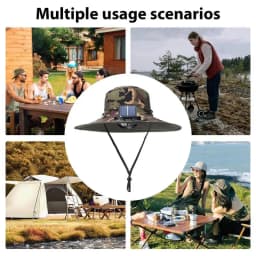 Fishing Hat With Solar Fan Hat With Rechargeable Fan Lightweight Fishing Hats Outdoor Sunshade For Mountaineering Outdoor