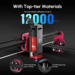 10W Laser Engraver Cutter Easy to Operate Making Christmas Gifts Personalized Gifts Business Cards DIY CNC Machine for Wood
