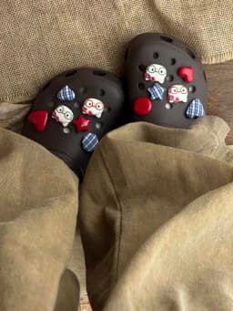 Cute Shoes Charm Kitty Set Star Shoe Buckle Heart Shoe Accessory Suitable For Clogs Slippers Decorative Gift For Girls' Parties