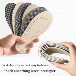 Kid Leather Soft Insole Children's Sneaker Shoes Pads Women's Sweat Absorbent Breathable Deodorant Feet Care Cushion Inserts