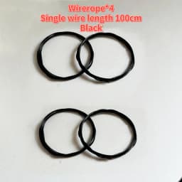 100cm Metal Wire Swivel Rope Shoe Rope Sneaker Shoe Laces Turnbuckle Repair Part Steel Wire Rope Original Firm No Tie Shoe Rope