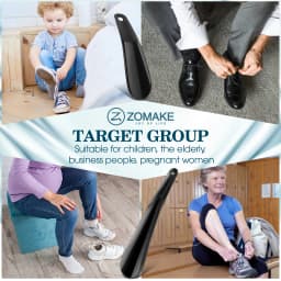 New 16CM Portable Mini Professional Shoe Horn Durable Plastic Spoon Shaped Children Shoe Changing Assistant Flexible Shoe Lifter