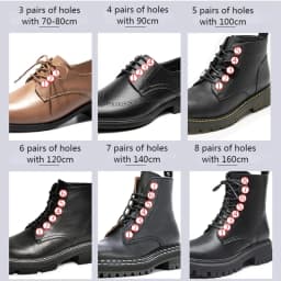 New Waterproof Leather Laces - Round Waxed Shoelaces - Men's Waxing Business Boots Shoe Ropes Length 60/80/100/120/140/180 CM