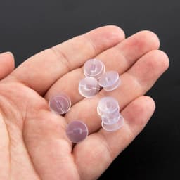 25Pcs Transparent Buttons Accessories For DIY Sandal Shoe Charms Jewelry Decor