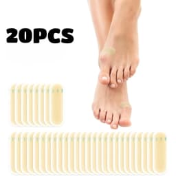 2-20pcs Invisible Adhesive Silicone Gel Blister Patches Hydrocolloid Foot Patch Heel Stickers for Heel Toe & Foot Skin Protectio