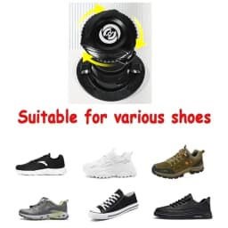 1Pair Automatic Shoelaces Without Ties Install Simple Swivel Buckle Laces Thick Rope Tennis Sneakers Shoelace Shoe Accessories