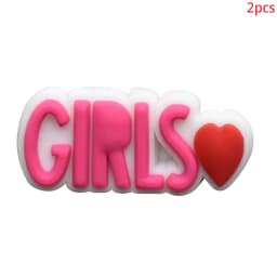 PVC Shoe Charms Garden Shoe Decoration Pink Girl Bear Dog Bag Buckle for Bag Pins Clog Accessories Wristband Women Girl Gifts