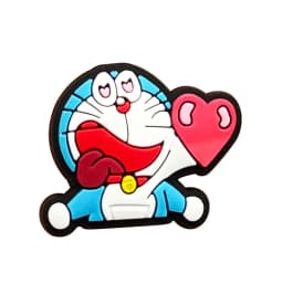 1-16pcs Doraemon Shoes Charms PVC Anime Shoe Accessories Fashion Boys Sandals Garden Shoe Buckle DIY Buckle