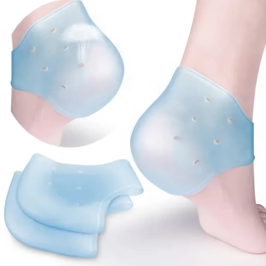 Gel Heel Protector for Heel Pain Relief Plantar Fasciitis Dry Cracked Bone Spur Heels Cushion Pads Moisturizing Foot Sleeves