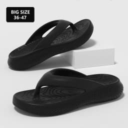 Big Size Men's Flip Flops Summer Sports Outdoor Flat Slides Casual Beach Sandals For Women Men Non-slip Indoor Couple Home Shoes