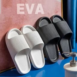 Non-slip EVA Soft Sole Massage Shower Shoes for Women Men Couples Waterproof Home Leisure Fashion Bathroom Slippers
