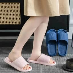 Non-slip EVA Soft Sole Massage Shower Shoes for Women Men Couples Waterproof Home Leisure Fashion Bathroom Slippers