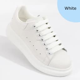 MCQ Black White Shoelaces Rainbow Shoelace Sneaker Casual Shoes Laces Gradient 1.2CM Width 100/120/140CM Flat Shoe laces Strings