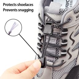 Elastic No Tie Shoelaces with Lock Buckle Stretch Quick Lace System for Sneakers Running Sports Shoes Adults Kids