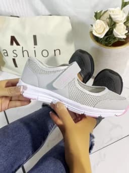 Women Shoes Breathable Vulcanized Shoes White ZapaWomen Sneakers Fashion Breathable Mesh Casual Walking Shoes Women Work Shoes