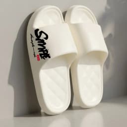 Four-Season Men's Fashion Slippers, Simple Casual Soft Perforated Bathroom Slippers, Suitable for Bathroom, Swimming, Indoor Use