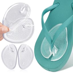 Silicone Slipper Forefoot Pads, Flip-Flop Pads, Foot Care Massage Pads, Non-Slip Cushioning
