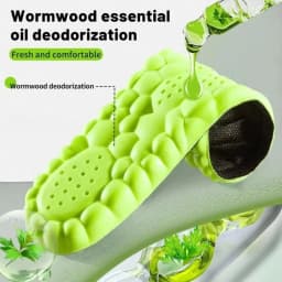 New 4D Super Soft Orthopedic Insoles – Sport Shock Absorption Arch Support Shoe Pads for Basketball Running, Feet Pain Relief