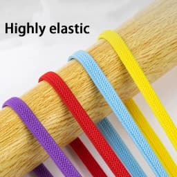 8mm Wide Elastic Shoelaces Flat High-Quality Shoelaces Suitable for a Variety of Shoes 1Pair/3Pair