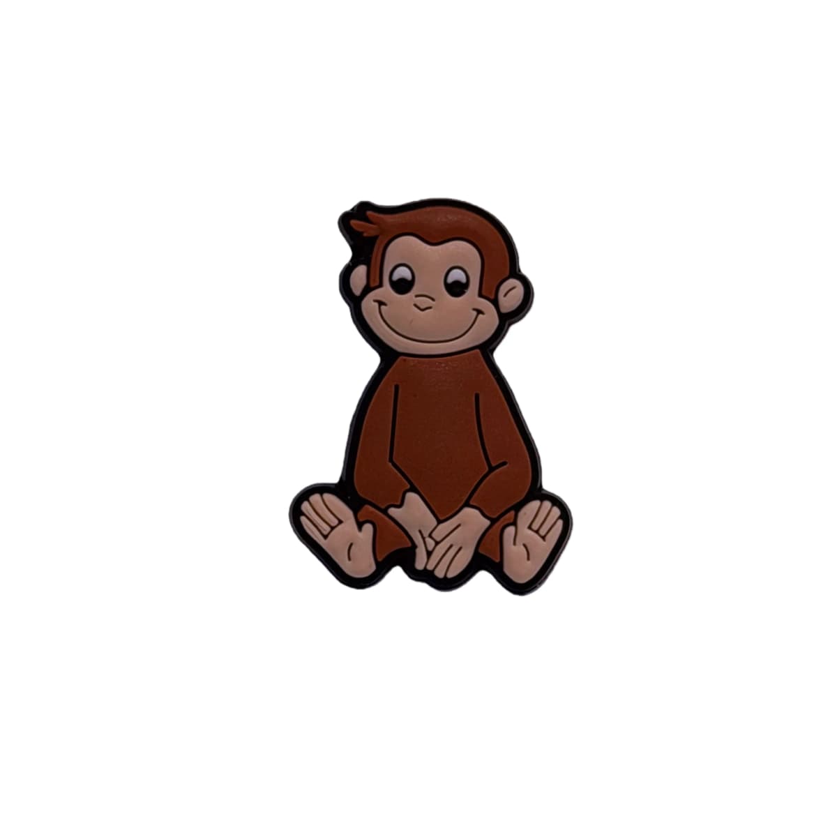 1-6Pcs Lovely Monkey PVC Shoe Buckle Charms Boys Girls Cartoon Clogs Decorations DIY Wristband Holiday Gift
