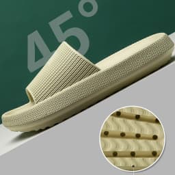 Eva's Simple Men's Slippers For Man Size 45 Poop Slippers. Wearing Soft-Soled Anti-Slip Shoes In Summer. And Women's Slippers