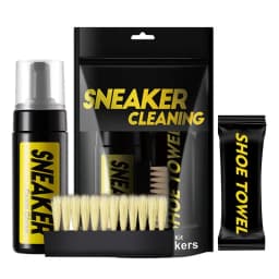 1 Set Shoes Cleaner Foam Dry Cleaning Suit 150ML Water-Free Foam Sneakers Cleaner Shoe Brush Shoe Cloth Work on White Shoe, Boot