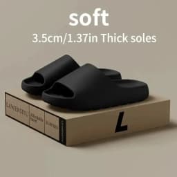Women's EVA Soft Thick Soled Summer Fashion Slippers and Men's Slides Beach Sandals Ideal for Bathroom and Beach Use