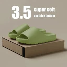 Women's EVA Soft Thick Soled Summer Fashion Slippers and Men's Slides Beach Sandals Ideal for Bathroom and Beach Use