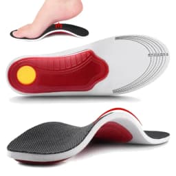 Orthotic Insole Men High Arch Support Flatfoot Orthopedic Insoles For Feet Ease Pressure Plantar Fasciitis Pain Relief Shoe Sole