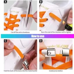 10Pcs Shoelaces Buckle Lock Metal Quick-Release No-Tie Shoe Laces Stylish Press-On Buckle Locks- Hassle-Free, Adjustable Fit