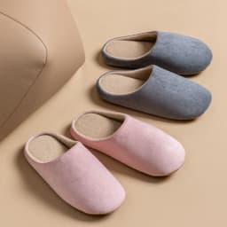 Men's Solid Color Slippers Autumn and Winter Thin Velvet Mute Soft Bottom Non-Slip Soft Comfortable Indoor Floor Home Shoes