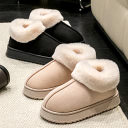 Women's Autumn And Winter Cotton Slippers With Thick And Soft Soles For Outdoor Wear, Comfortable And Warm At Home, Anti-slip