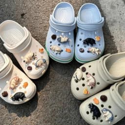 8PCS Fashion Cute Cartoon Cats Shoe Charms Designer Lovely All-match Charms for Bundle Set Quality Sandals Accessories