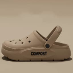 2026 Summer EVA Hole Shoes For Men Women Closed Toe Thick Sole Non Slip Outdoor Beach Slippers Cloud Feel Slides