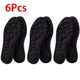 Soft Sports Insoles Unisex Foot Massage Insoles Mugwort Deodorizing Shoe Pads 2Pcs/6Pcs