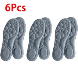 Soft Sports Insoles Unisex Foot Massage Insoles Mugwort Deodorizing Shoe Pads 2Pcs/6Pcs