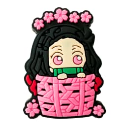 1-28pcs Demon Slayer Shoe Charms Cartoon Anime Haired Warrior Sandal Decoration Clogs Garden Shoes Accessories Kids Boys Gift