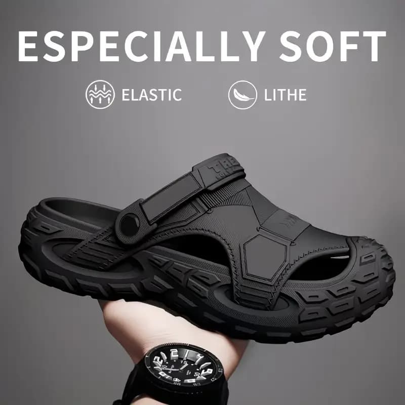 Women's EVA Closed Toe Clogs Non Slip Lightweight Garden Shoes Thick Sole Sandals Outdoor Beach Pool Work Slippers
