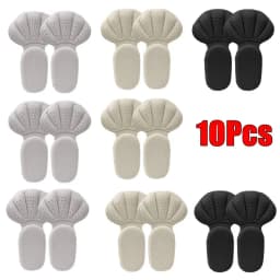 New Sponge Heel Cushion Back of Inserts Heel Protectors Shoe Pads for Shoe Too Big Soft Mesh Heel Grips Shoes Insoles 2 in 1