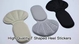 Heel Stickers Sneakers Heel Protector Feet Pads Pain Relief Size Reducer Non-slip Shoe Insoles T-Shaped Foot Care Pad Heel Grips