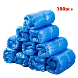 100/200/300PCS disposable waterproof shoe cover plastic non-slip foot cover indoor PE padded shoe cover