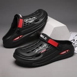Men's Slippers EVA Hole Mens Mules Non-Slip Slippers thick Soft Platform Slide Fashion Comfortable Men's Sandals Summer Shoes