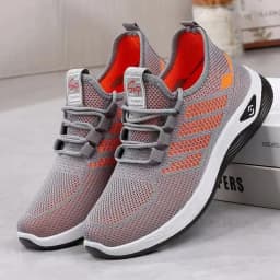 Women's mesh low cut running student shoes fashion shoes new knitted sports shoes spring and autumn soft soled casual shoes
