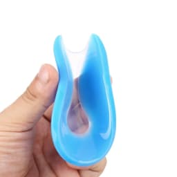 Silicone Gel U-Shaped Heel Pad Soft Shock Absorption Rear Foot Cushion Shoe Insole for Comfort Foot Care